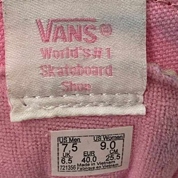 Vans Sk8-Hi Prism Pink 7.5M / 9W High Top Sneaker with Box - Picture 6 of 7